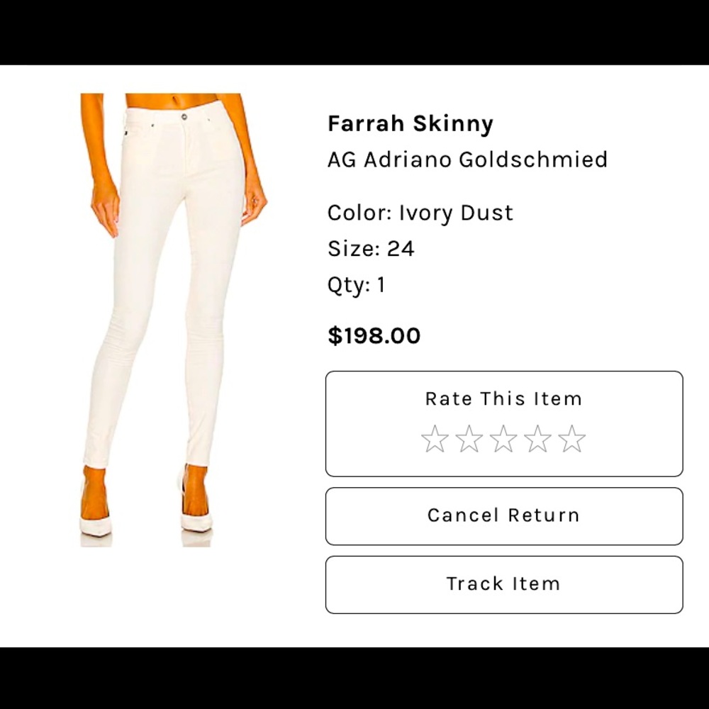 AG Farrah pants